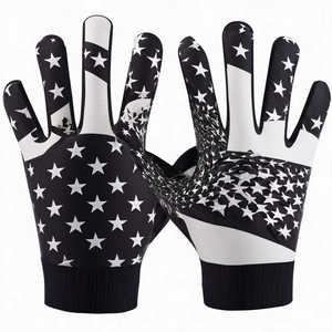 Gants de football américain en latex personnalisés avec logo imprimé à chaud, imperméables, compatibles écran tactile, antidérapants et durables – Vente en gros à prix tendance - Product Image 5