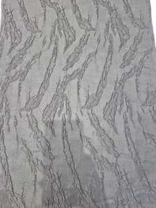 ABAYA Women's Ultra Soft Sheen Satin Fabric 100% Polyester BLACK JACQUARD BROCADE Special <b>Yarn</b> PK 1058 Garments Breathable for - Product Image 3