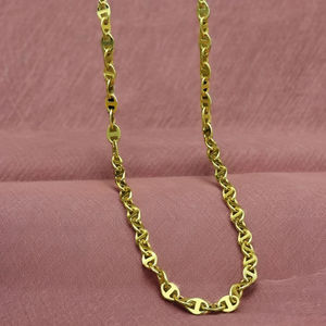 Cadena de Eslabones Marineros Chapada en Oro de 14K, 18K, 24K al por Mayor, Joyería de Diseño Moderno, Cadena de Moda Estilo Marinero - Product Image 4