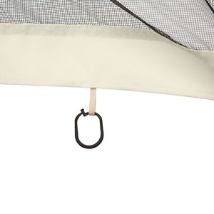 <b>Replacement</b> Cream Mesh Sidewall Netting with <b>Zippers</b> for 10FT X 12FT Gazebos & Canopy Tents Sidewall Only - Product Image 6