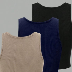 Hot sale Everyday Wear Essential Teenager Wear Summer Styling Slim Fit Body Hugging Perfect For Casual Basic But High Quality - Product Image 2