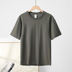 เสื้อยืดธรรมดาสำหรับผู้ชายเสื้อยืดคอกลมผ้าฝ้ายเนื้อนุ่มสวมใส่สบายสไตล์ทันสมัยเสื้อผ้าแฟชั่นจากสหรัฐอเมริกา - Product Image 2