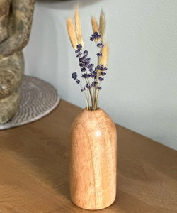 Vase à fleurs décoratif en bois 100% naturel pour centre de table de mariage et décoration d'événements, prix de gros - Product Image 3