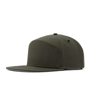 High Quality Custom 7 Panels <b>Plain</b> Flat Brim Sport <b>Caps</b> Baseball <b>Cap</b> - Product Image 4