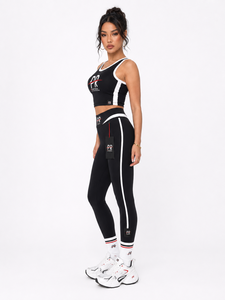 Conjunto de Yoga para Mujer de Alta Calidad con Logotipo Personalizado, Ecológico, Cintura Alta, Logotipo Frontal, Leggings Sin Costuras, Bra, Tallas Grandes, Servicio OEM - Product Image 4