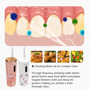 Irrigador Bucal Eléctrico Portátil con Diseño de Dibujos Animados, Recargable, para Limpieza Dental Diaria - Product Image 2