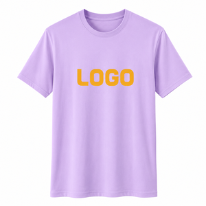 T-shirt en coton jersey uni à manches courtes et col rond pour homme, coupe ajustée - Product Image 1