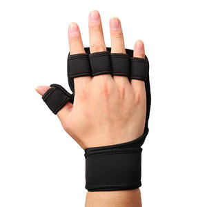 Gants de musculation et de fitness pour hommes, protection de la paume, pour entraînement en salle de sport, vente en gros, logo personnalisé - Product Image 2