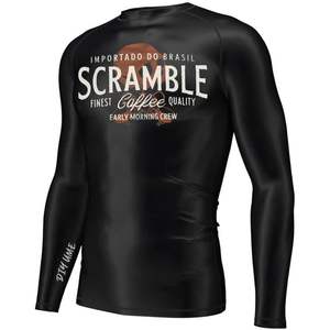 Maillot de compression personnalisé pour homme, coupe ajustée, pour grappling, lutte, BJJ, manches longues - Product Image 4