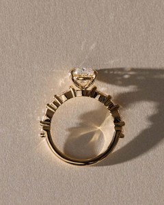 Anillo Romántico de Diamante Ovalado de Lujo de 1.02CT, Cultivado en Laboratorio, Certificado por IGI, con Oro Sólido de 14K, Joyería Sorpresa para Aniversario de Bodas - Product Image 4