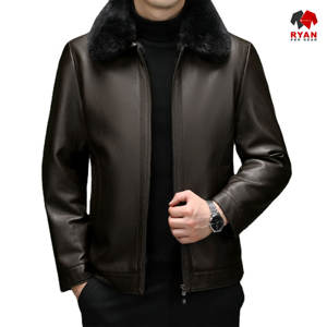 Chaqueta de Cuero Personalizada Ryan Pro Gear para Hombre, Tejido Cómodo y Transpirable con Logotipo Personalizado Antiarrugas - Product Image 5