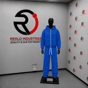 Blue Mens <b>Full</b> <b>Zip</b> <b>Hoodie</b> Tracksuit Set Plain Fleece Jogger Pants Casual Streetwear Two Piece Sports Outfit Relaxed Fit Drawstri - Product Image 3