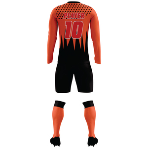 Uniforme de football personnalisé de qualité supérieure avec graphismes imprimés, maillot et short de football légers en polyester 100% de haute qualité - Product Image 2