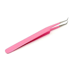Pince à épiler anti-magnétique en acier inoxydable noir mat élégante, conception ergonomique et légère pour les techniciennes en extensions de cils toute la journée - Product Image 5
