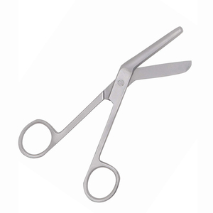 Ciseaux chirurgicaux à finition sablée en métal, manuels, pour la coupe de bandages et les soins infirmiers – Meilleur prix - Product Image 2