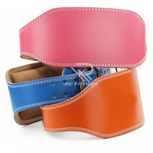 Ceinture de musculation en cuir véritable pour haltérophilie, powerlifting, entraînement en salle de sport, pour squats lourds, soulevés de terre et entraînement de force - Product Image 2