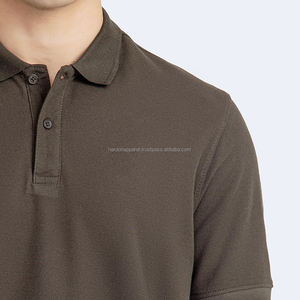 Nardon Apparel Polo de punto para hombre Camisa de punto ahuecada Polo de manga corta de punto con textura - Product Image 6