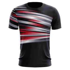 T-shirt en polyester/coton tricoté imprimé par transfert thermique de qualité supérieure pour hommes - Taille personnalisée, durable et respirant - Product Image 3