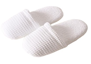 Pantoufles d'hôtel personnalisées avec Logo, vente en gros, pantoufles en tissu éponge de luxe, protection de l'environnement, intérieur d'hôtel - Product Image 4