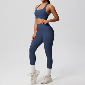 Fabricante de Conjuntos Deportivos para Gimnasio, Ropa Deportiva para Mujer, Leggings de Cintura Alta, Sujetador Deportivo, Traje de Yoga, Venta al Por Mayor, Personalizado, OEM, ODM - Product Image 5