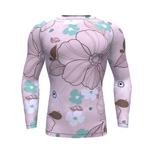 Camiseta Deportiva Rash Guard para Hombre, Sublimada, de Spandex, Elástica, de Manga Larga, Compresión, Ropa Deportiva Activa - Product Image 5