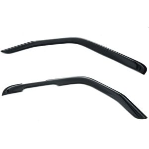 Déflecteurs de pluie noirs pour Freightliner Cascadia 2018+, paire gauche/conducteur et droite/passager - Product Image 2