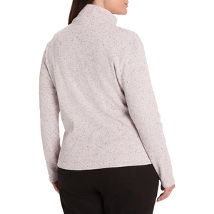 เสื้อถักแขนยาวลำลองสำหรับผู้หญิงไซส์ใหญ่ เนื้อผ้าริบ ยับยาก ระบายอากาศได้ดี ปรับแต่งได้ตามต้องการ รับผลิตแบบ OEM ODM ผสมโพลีเอสเตอร์และสแปนเด็กซ์ - Product Image 2