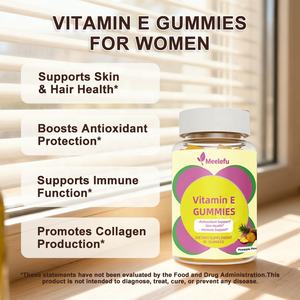 OEM/ODM E Vitamini Jelibonları, E Vitamini Çiğnenebilir Takviyesi, Cilt ve Saç Sağlığı için A Vitamini, <span class=keywords><strong>C</strong></span> Vitamini, Biotin, Çinko içerir - Product Image 2