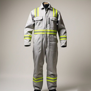 Vente directe usine : Combinaisons de travail de sécurité pour la construction, combinaisons de soudage, vêtements de travail en coton FR, combinaisons de sécurité réfléchissantes - Product Image 5