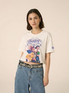 เสื้อครอปผู้หญิง แต่งลูกไม้ แขนสั้น คอกลม ผ้าฝ้าย สวมใส่สบาย สไตล์สตรีทแวร์ สำหรับฤดูร้อน เสื้อครอปลำลองสำหรับผู้หญิง - Product Image 4