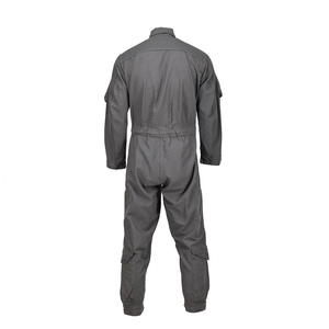 Combinaison de vol grise de haute qualité avec fermeture éclair métallique – Fournisseur d'usine – Combinaison de vol pour homme - Product Image 3