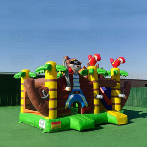 <span class=keywords><strong>Inflatable</strong></span> dành cho người lớn khổng lồ tàu cướp biển Blaster Combo Jumper <span class=keywords><strong>Bouncer</strong></span> nhảy bouncy lâu đài nhà bị trả lại với trượt nước - Product Image 3