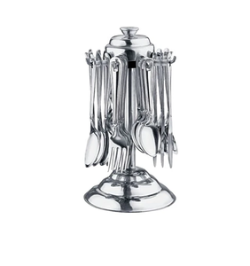 Elegant Round Adjustable Long Handle Stainless Steel Flatware Stand Mirror Polish 30mL Capacity Wedding Custom Premium Quality - Product Image 1