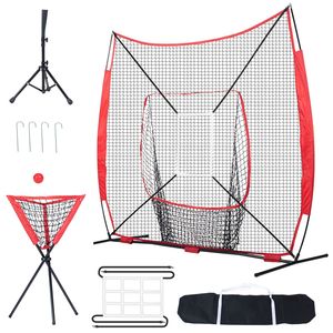 Rete Portatile 7x7 piedi per Allenamento di Baseball e Softball: Ideale per Battuta, Presa, Lancio e Protezione Posteriore - Attrezzatura per Softball - Product Image 4
