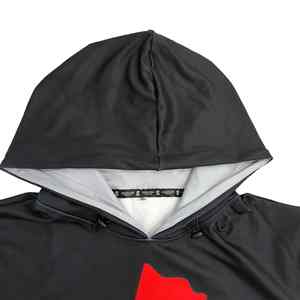 เสื้อฮู้ดดี้ผู้ชายสไตล์สตรีทแวร์ทรงโอเวอร์ไซส์ ผ้าฟลีซกันยับ พิมพ์ลายตัวอักษร ผลิตจากโพลีเอสเตอร์/คอตตอน - Product Image 2