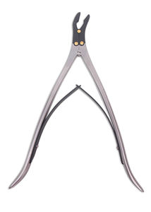 Pinza de corte ortopédica manual de doble acción Beyer Bone Rongeur, de acero inoxidable alemán, acabado Dall, instrumentos quirúrgicos - Product Image 3