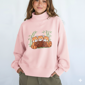Sudadera Premium con Cuello Alto para Mujer, OEM ODM, Logotipo Personalizado, Cálida y Cómoda para Uso Diario - Product Image 1