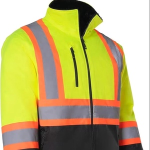 Chaquetas de Seguridad Industriales Profesionales, 100% Poliéster, Impermeables, Resistentes al Viento, Reflectantes, Térmicas, Personalizables, de Alta Visibilidad - Product Image 1