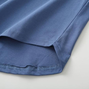 Chemises pour hommes en coton 100% doux, col rond, coupe ample, style streetwear décontracté, manches courtes, fabrication OEM ODM - Product Image 6