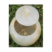 Pot à sucre en onyx de haute qualité avec design écologique, couleur et logo personnalisables, utilisation en cuisine, prix de gros