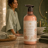 Bouteille cylindrique en PET de 300 ml, 750 ml, 800 ml avec pompe, pour shampoing, gel douche, produits de toilettage pour animaux, couleur personnalisée, estampage doré, étiquetage en gros, OEM Premium