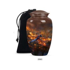 โกศบรรจุอัฐิสีน้ำเงิน โกศสำหรับบรรจุอัฐิของมนุษย์ โกศสำหรับผู้ใหญ่เพศชาย โกศสำหรับงานศพ ขนาด 10 นิ้ว โกศสำหรับบรรจุอัฐิของมนุษย์สำหรับการฝังศพ - Product Image 5