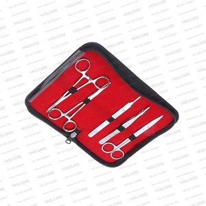 Medical Skin Suture Practice Training <b>Kit</b> Surgical <b>Suturing</b> Manual German Stainless Steel Needle Holder Scissors Tools Students - Product Image 3