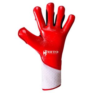 Gants de gardien de but de football sur mesure de haute qualité, avec impression en silicone sur le dos et contact Letax sur la paume avant, coupe négative professionnelle - Product Image 3