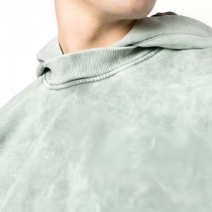 Sweat à capuche polaire premium pour homme – Confort respirant au quotidien avec capuche ajustable et poche kangourou – Motif uni – Plusieurs tailles - Product Image 3