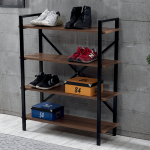 Estantería Etagere Industrial Contemporánea de 5 Niveles con Estantes de Madera y Estructura Metálica Resistente para Organización del Hogar y la Oficina - Product Image 5