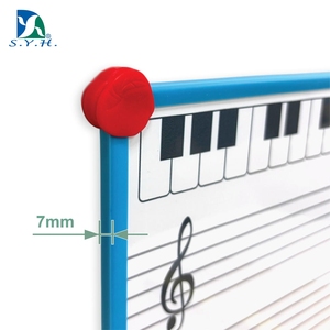 Reusable Magnetic Music Practice <b>Board</b> with Apple-Shaped Corner Covers for Music Learning - Product Image 2