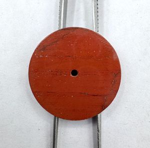Cadran de montre en jaspe rouge naturel A K Gems 28,50 mm x 0,80 mm, cadran personnalisé en pierre précieuse pour calibres Seiko NH35/NH38 ETA 2824 GMC-1803 - Product Image 6