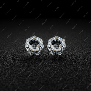 Diamant cultivé en laboratoire certifié IGI GIA, 3 carats, en vrac, HPHT CVD, synthétique, naturel, D VVS, forme heptagonale - Product Image 2