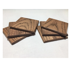 Posavasos de madera para taza de café, decoración de mesa, posavasos cuadrados y redondos de madera rústica para bebidas. - Product Image 1